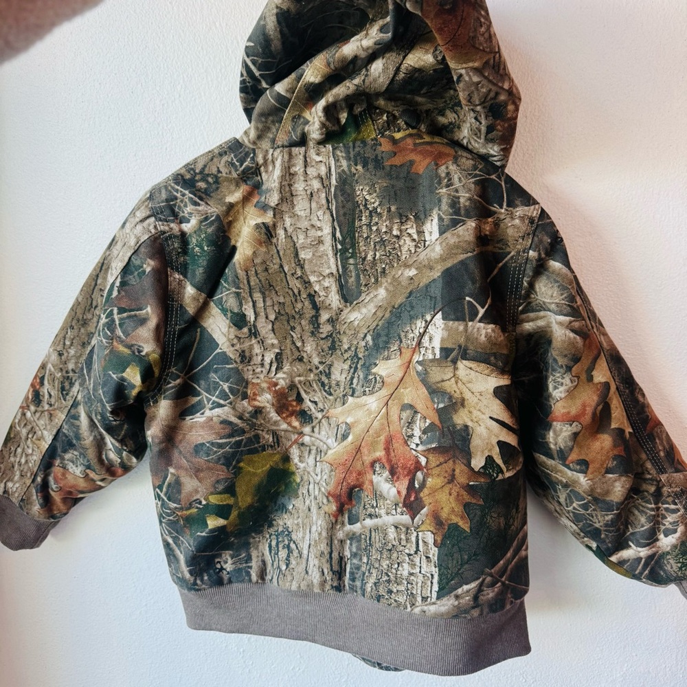 Bass Pro Shops Camo Hooded Jacket for Toddlers - Picture 7 of 7